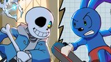 If SANS meets RIGGY [Undertale and Riggy The Rabbit Monkey animation]