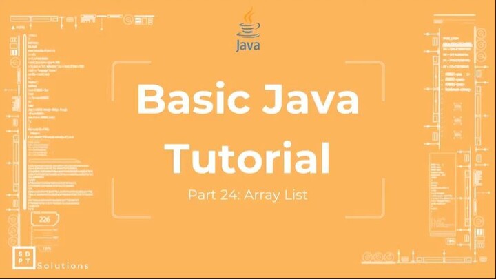 Basic Java Tutorial #24 Array Lists - CREATE - DELETE - UPDATE [Object Oriented Programming]
