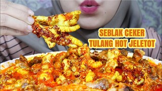 ASMR SEBLAK CEKER TULANG HOT JELETOT | ASMR INDONESIA