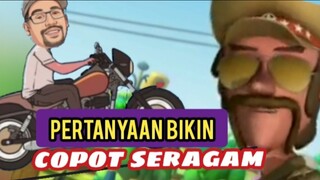 PERTANYAAN  BIKIN COPOT SERAGAM