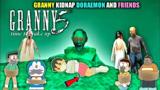 GRANNY KIDNAP DORAEMON NOBITA GIAN AND FRIENDS | Granny 5 Escape Doraemon Gian | Doraemon VS Granny