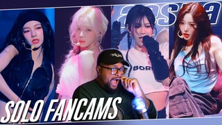 aespa 'NEW SOLOS FROM SYNK: PARALLEL LINE' FANCAMS REACTION | KARINA & GISELLE TRIED TO END ME 🧎🏽‍♂️