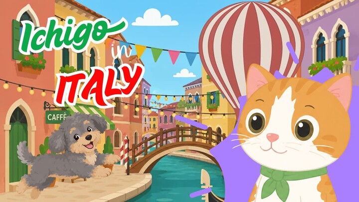 Go Kitty Ichigo | Purple Like Grapes 🍇 Learn Colors with Ichigo | Episode 5
