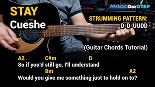 Stay - Cueshé (2005) Easy Guitar Chords Tutorial with Lyrics Part 1 SHORTS REELS