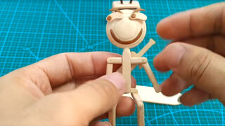 [DIY] Making funny handicrafts with ice cream sticks