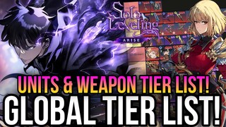 Solo Leveling Arise - Global Tier List!