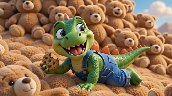 MAGICAL TOY SHOP ADVENTURE! ! The Funny Toddler LULU, BOBO, and DINO