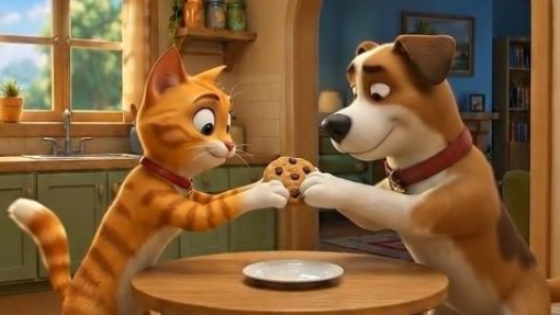 Milo & Bruno's Cookie Trouble!   Funny Cartoon