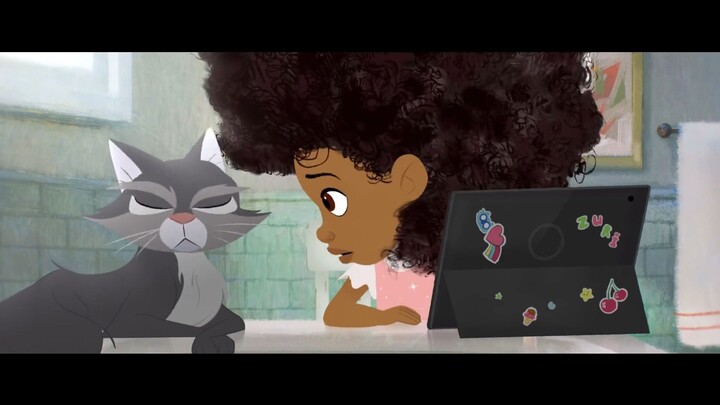 Full Movie Sub Indo Hair Love (2019) : Kisah Manis Ayah dan Putri Melawan Rambut Keriting-1080p