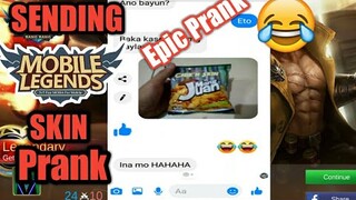 Sending Skin In Mobile Legend ( Epic Prank) Tagalog Part 1