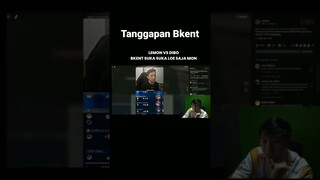 Tanggapan Bkent Lemon vs Dibo #mlbb #mobilelegends