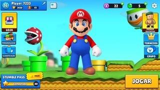 LIBEREI A NOVA SKIN DO SUPER MARIO NO STUMBLE GUYS!