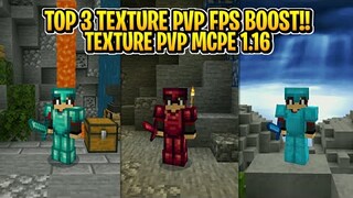Top 3 Texture Pvp Mcpe Fps Boost | Texture Pvp 16× & 32× | Mcpe 1.16