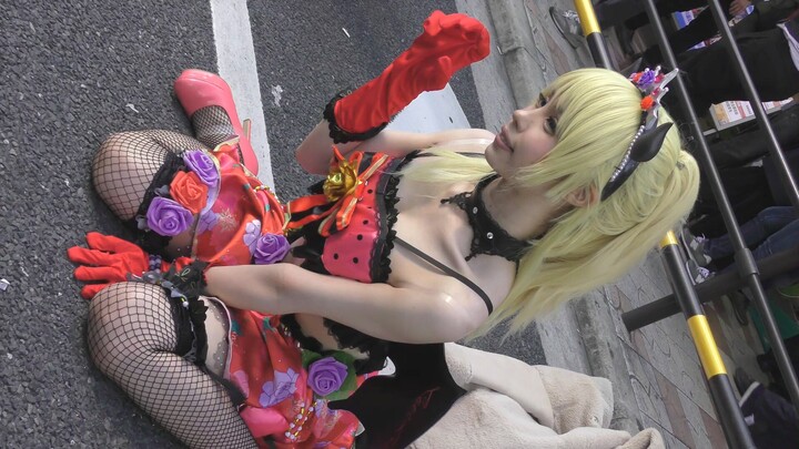 [cos Comic Exhibition] International Comic Exhibition site direct shot cos ladies are really cute an
