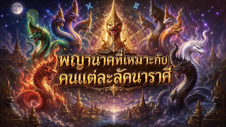 พญานาคที่เหมาะกับคนแต่ละลัคนาราศี l Astrotopia