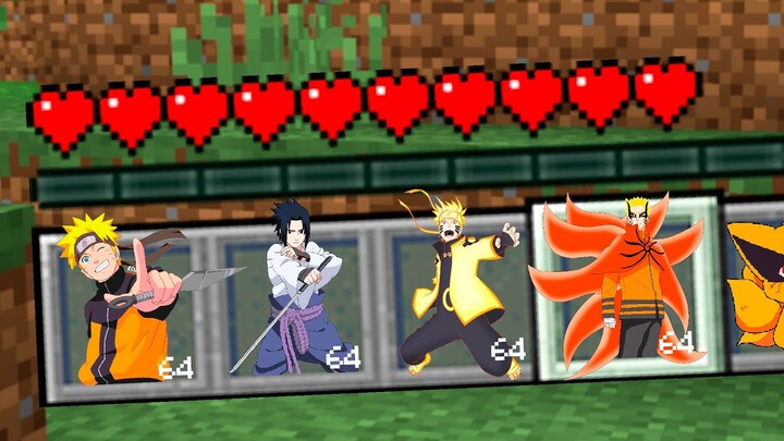 joguei o MINECRAFT PROIBIDO do NARUTO !
