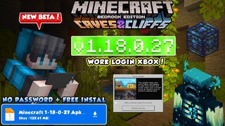 UPDATE! MCPE 1.18.0.27 BETA NEW MENU CHANGES || Minecraft PE Android More Device Fixes!