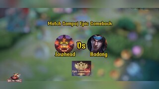 Jawhead Vs Badang Match sampai Epic Comeback GG PARAH !!