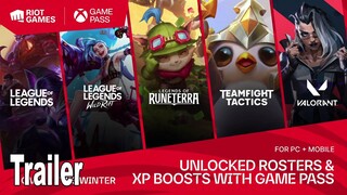 Riot Games Xbox Game Pass Trailer [HD 1080P]