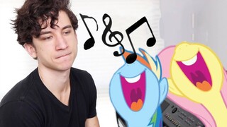 When you get brainwashed by pony songs during your piano exam....