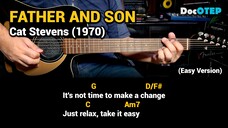 Father And Son - Cat Stevens (Easy Guitar Chords Tutorial with Lyrics) part 2 SHORTS REELS