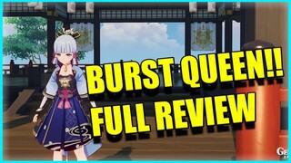 a FULL REVIEW of Ayaka, Crazy BURST DPS QUEEN