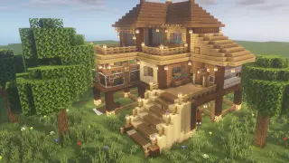 [Minecraft] Survival to the cabin building tutorial
