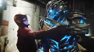 The Flash's most desperate one, being dragged away by Savita, ten times faster than the Flash!