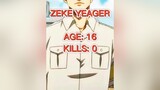Zeke's Total Kills aot fyp edit anime viral aotedit AttackOnTitan zeke zekeyeager foryou trending foryoupage zekeedit totalkills
