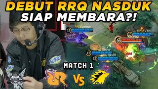 LEMON KEMBALI MASUK LINE UP!! CLAUDE DIKASIH SKYLAR AUTO LICIN COY!! - RRQ vs ONIC Match 1