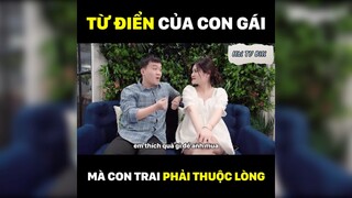 Từ điển con gái mà con trai phải nắm rõ