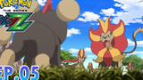 Pokémon the Series XYZ EP05 ชิชิโกะกับคาเอ็นจิชิ! การเดินทางแห่งเปลวเพลิง Pokémon Thailand