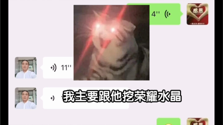 My dad made up another outrageous story to cheat people out of money to buy crystals.