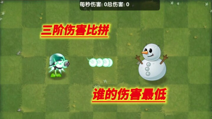 Whose tier-3 normal attack deals the least damage?