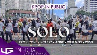 [KPOP IN PUBLIC] JENNIE EXO IZONE NCT APINK WEKI MEKI WJSN | KPOP HITS MASHUP by United Simple