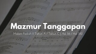 Mazmur Tanggapan Malam Paskah II Tahun A / Tahun C - JenniferOdelia