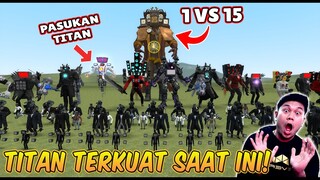 CLOCKMAN TITAN TERKUAT VS 15 TITAN TERKUAT DI SKIBIDI TOILET! Ternyata Ini Titan Terkuat