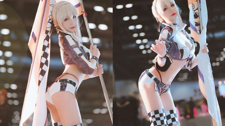 【Cosplay】Sexy Miss Sister-Black Gun Stupid Racing Suit