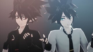 【凹凸世界MMD】♞黑白骑士♘自问自答，毫无结果的情感「Attention」【个人定制私粮】