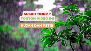 Suara hujan pengantar tidur