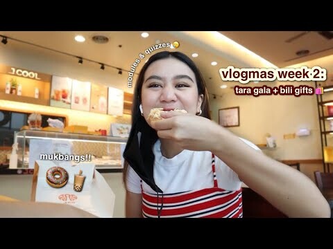 VLOGMAS WEEK 2🎄: buying gifts 🛍, modules, book recos!! 🙈🤍