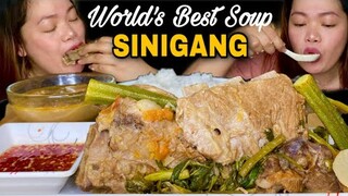 THE BEST SINIGANG NA PORK RIBS MUKBANG | FILIPINO FOOD MUKBANG PHILIPPINES
