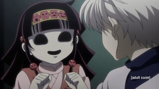 Nanika and Killua moments / english dubbed hunter x hunter