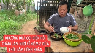 Ngày thứ 9 cách ly tại nhà với món cá bống kho quẹt chấm rau càng cua mọc sau vườn nhà.