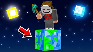 Minecraft nhưng Tôi Sinh Tồn Trên 1 Block Trái Đất