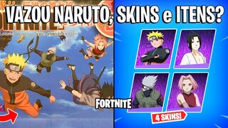 FORTNITE - VAZOU SET NARUTO, 4 SKINS, ITENS e PACOTE?