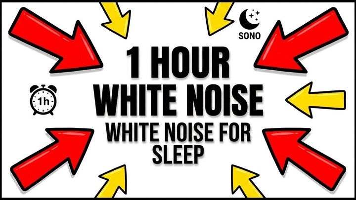 1 Hour Pure White Noise for Sleep, Study & Focus | 1小时深度睡眠白噪音 (纯黑屏)