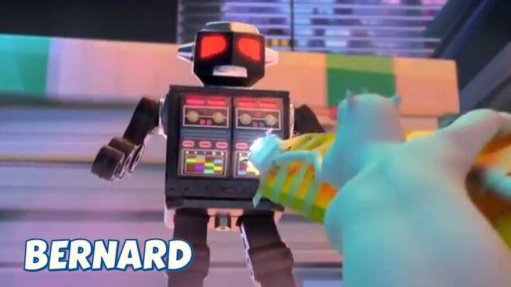 BERNARD BEAR || ROBOT MEGA FIGHT - CARTOON CHILDREN