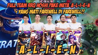 FULL TEAM RRQ HOSHI NGERANK PAKE META A-L-I-E-N + CHALLANGE YANG MATI DIFAREWELL!!