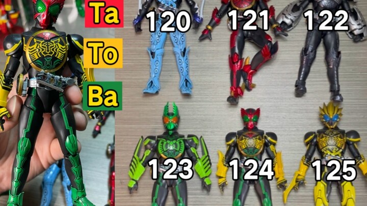 Kamen Rider OOO real bone sculpture! Should I buy 6 or 125? this is a problem